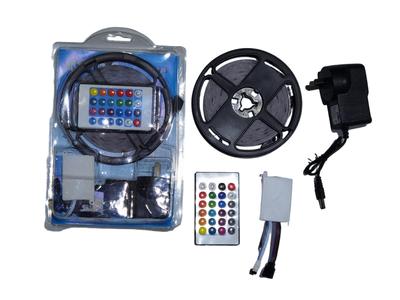 2835Rgb 5M Tira Led Con Control Remoto Con Fuente Lambo Tech