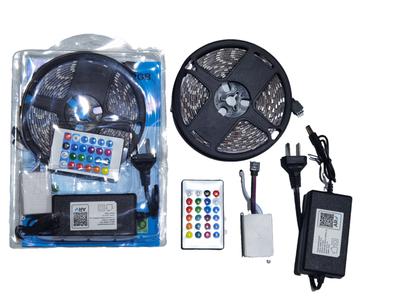 5050Rgb 5M Tira Led Con Control Remoto Con Fuente Lambo Tech