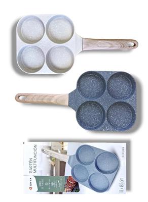 / Or-Ekt0642A Sarten Multifuncion 4 Espacios Antiadherente Con Base De Inducción 18X18,5 Cm
